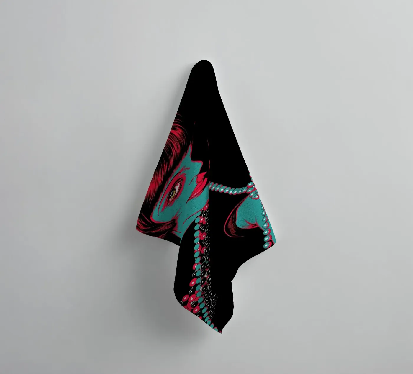 1920 badhanddoek van Cranio Dsgn