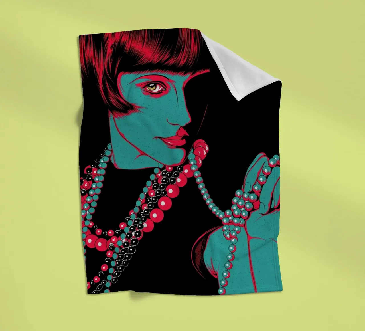 1920 fleecedeken van Cranio Dsgn