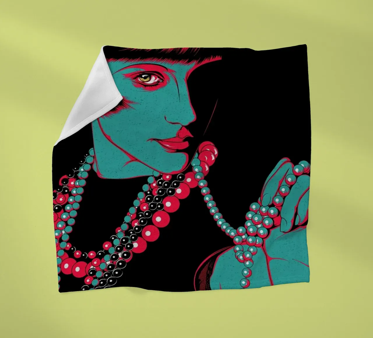 1920 fleecedeken van Cranio Dsgn