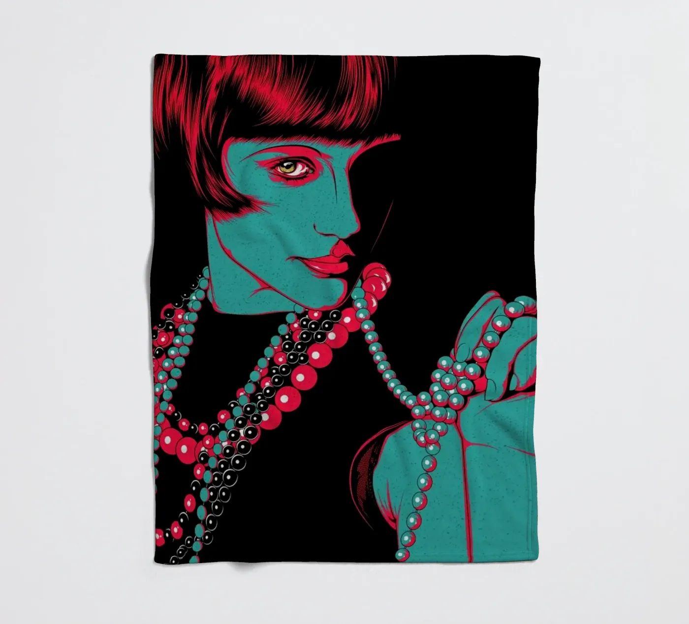 1920 coperta in pile da Cranio Dsgn