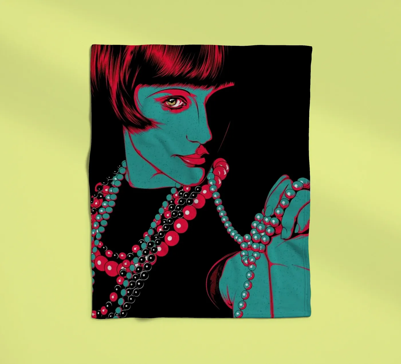 1920 coperta in pile da Cranio Dsgn