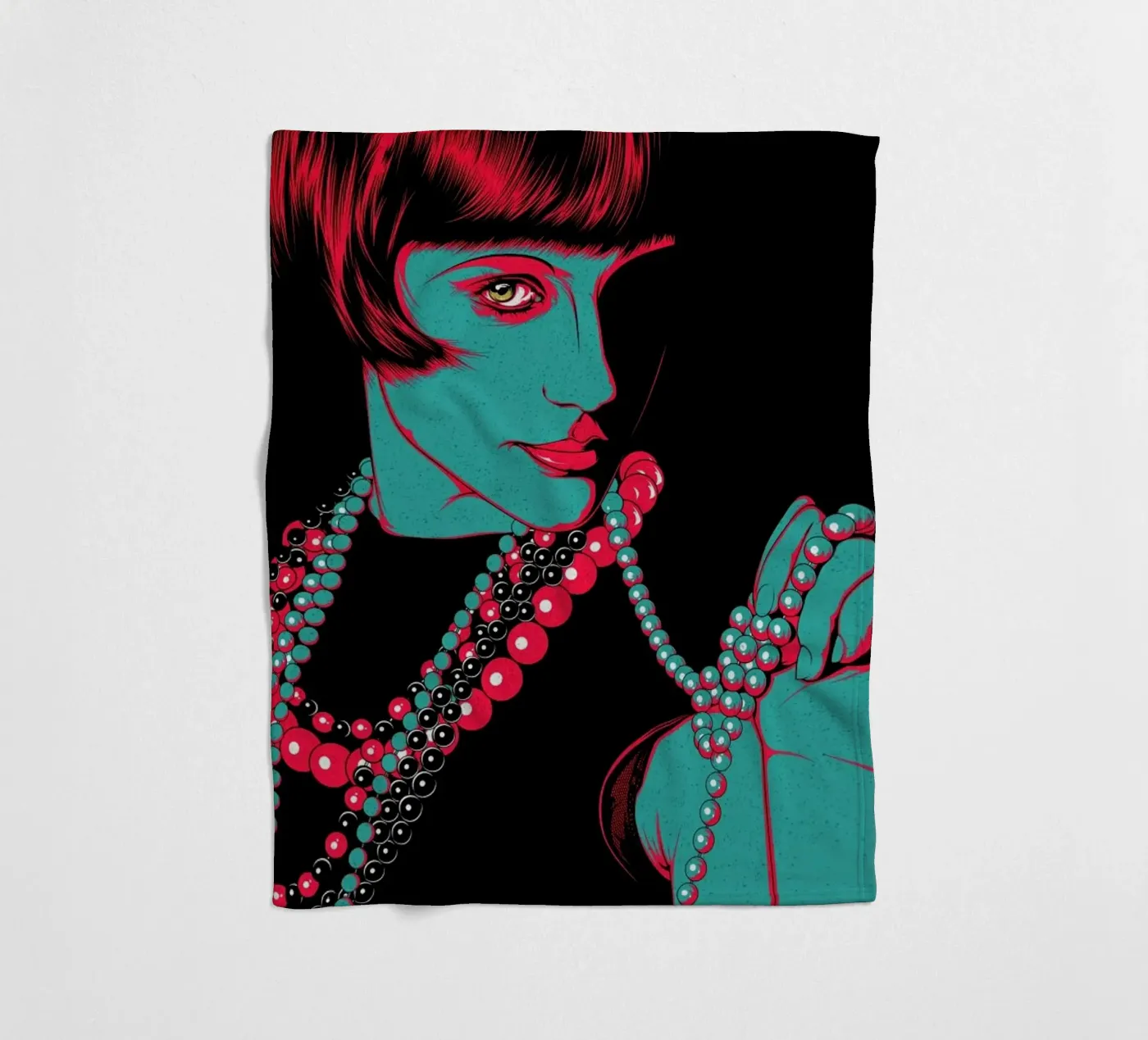 1920 coperta in pile da Cranio Dsgn