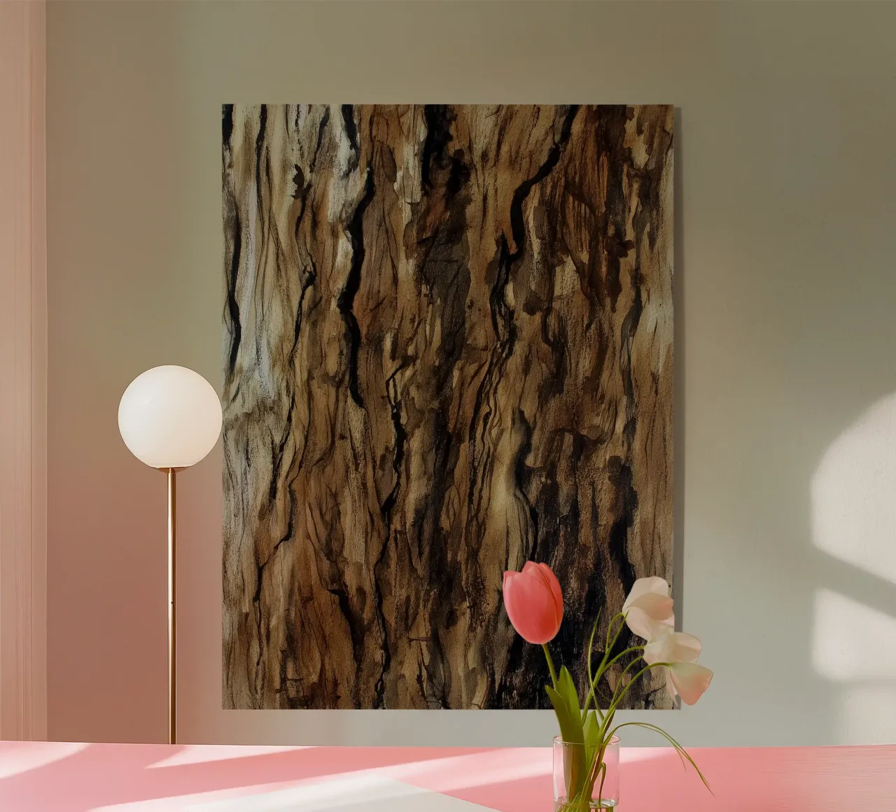 Bark Memory plexiglass da Louise Wilder Studio