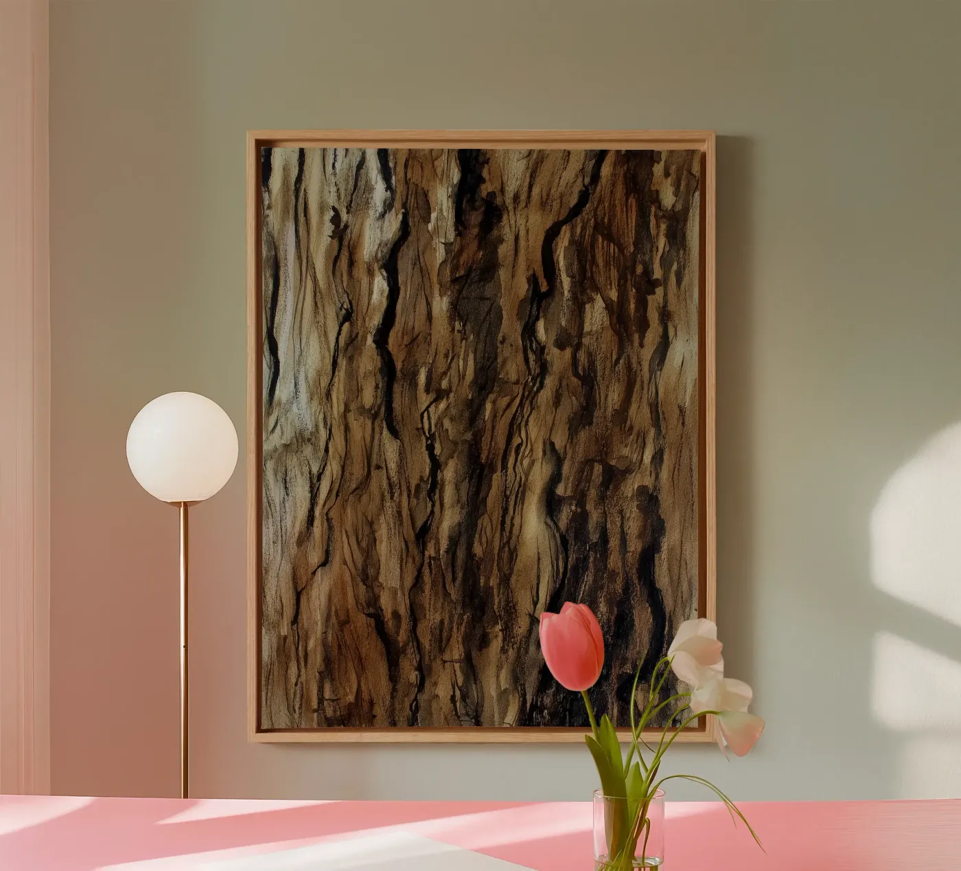 Bark Memory Leinwand von Louise Wilder Studio