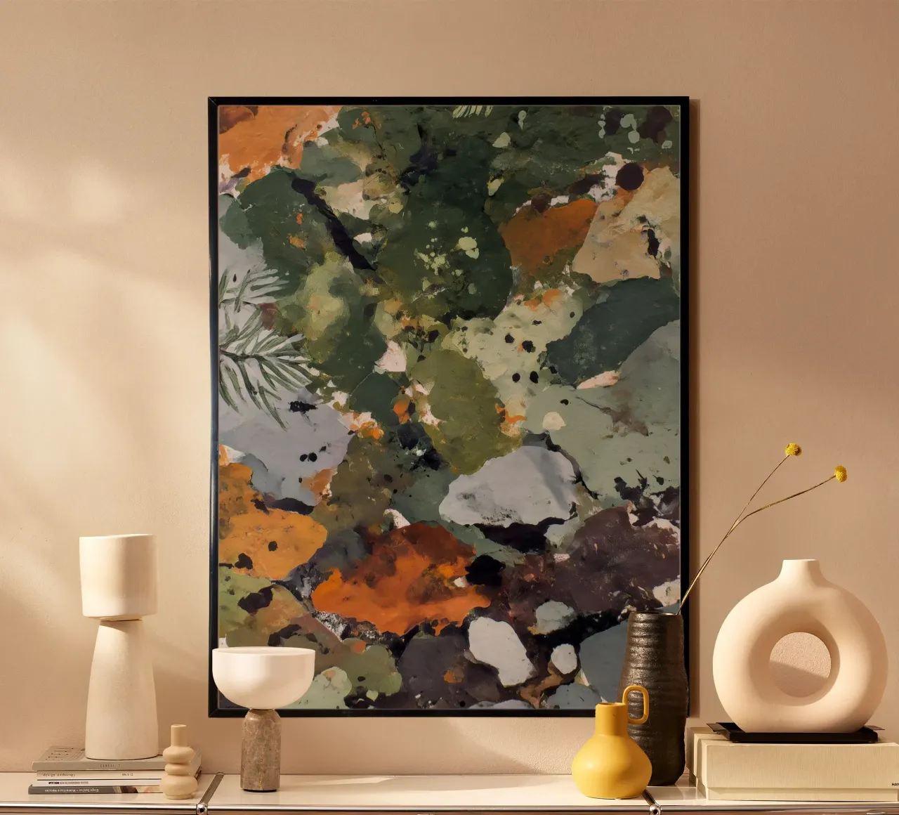 Licheni e leafall poster da Louise Wilder Studio