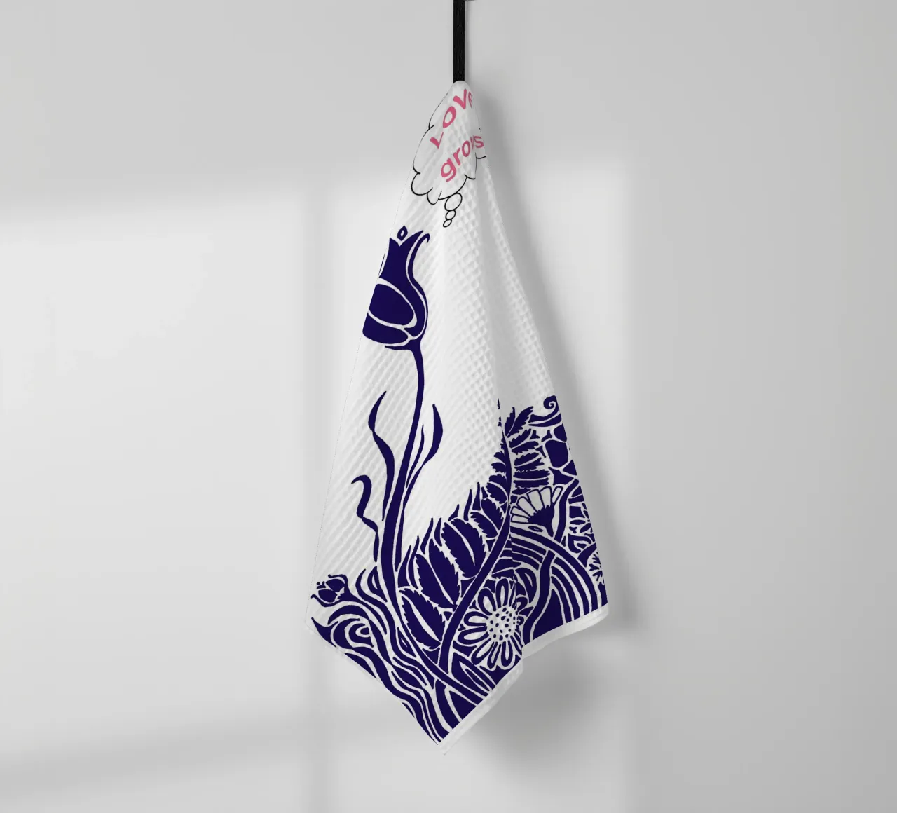 Love grows - Thinking Flowers canovaccio da cucina da PaperLine Art