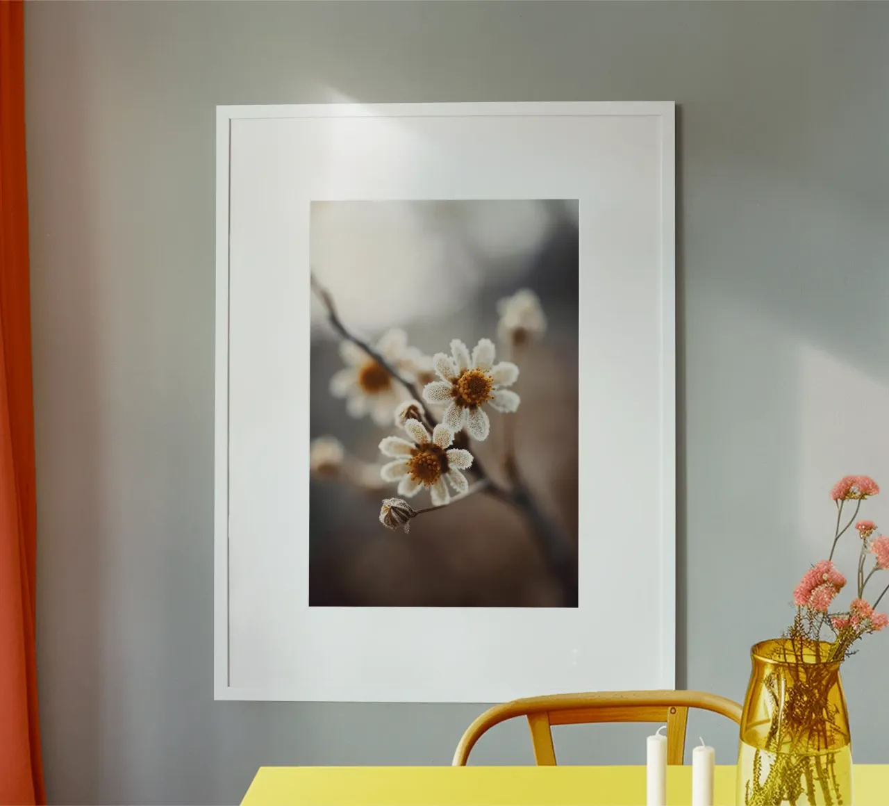 Pastel Nature No 12 poster con telaio in plastica da treechild