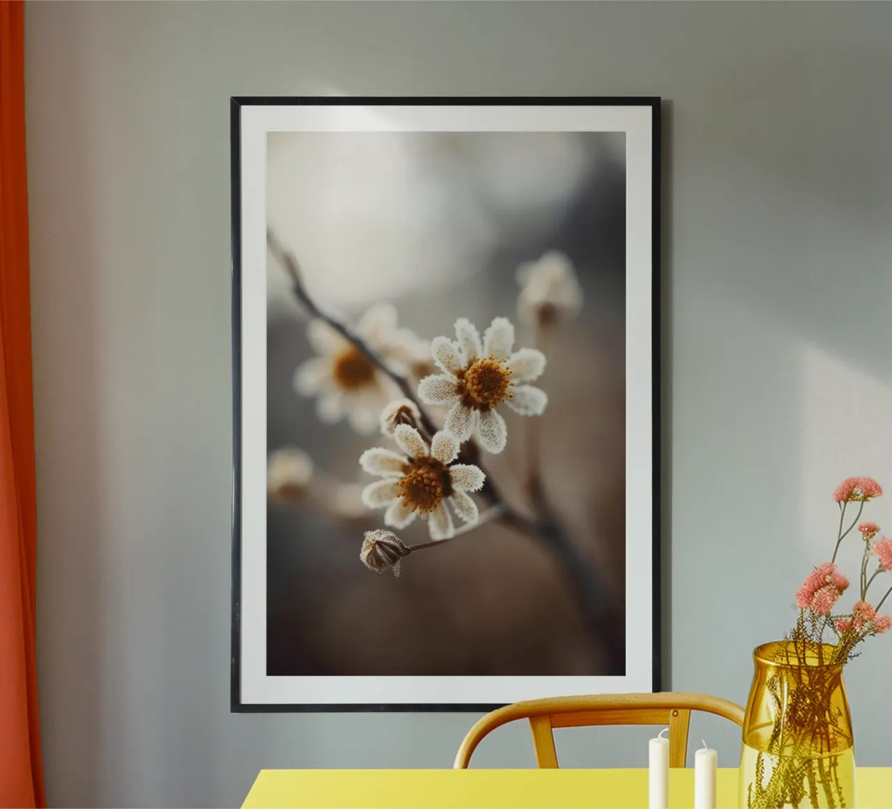 Pastel Nature No 12 poster con telaio in plastica da treechild