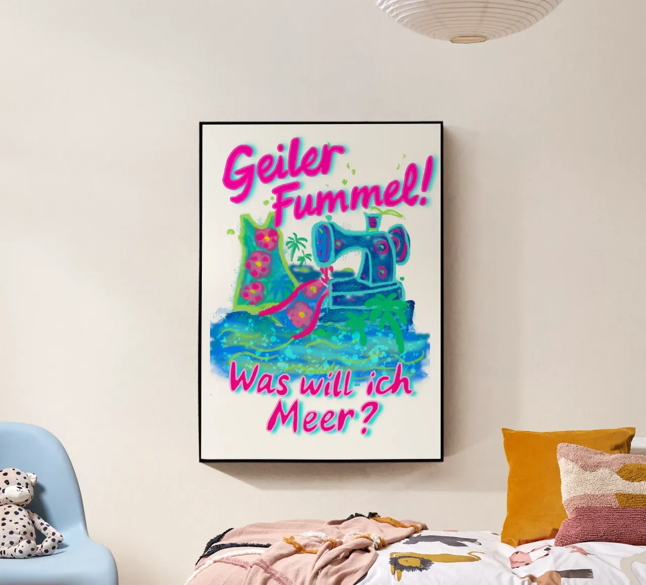 Geiler Fummel- Was will ich Meer? plexiglass da Miris bunte Modewelt