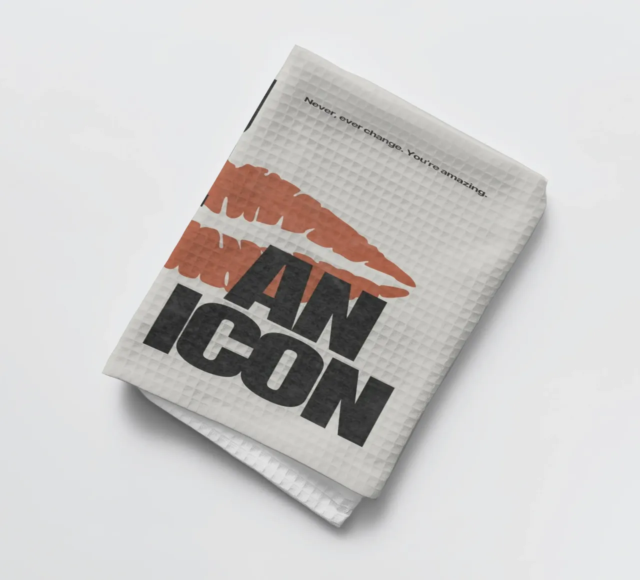 YOU ARE AN ICON canovaccio da cucina da Einfach Uebel