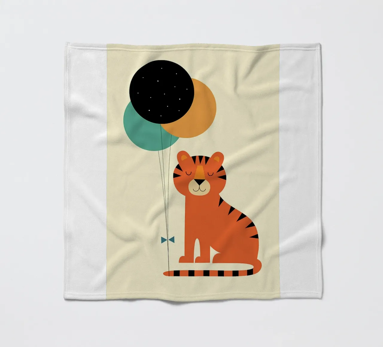 tigre che sorride carina coperta in pile da frea shop