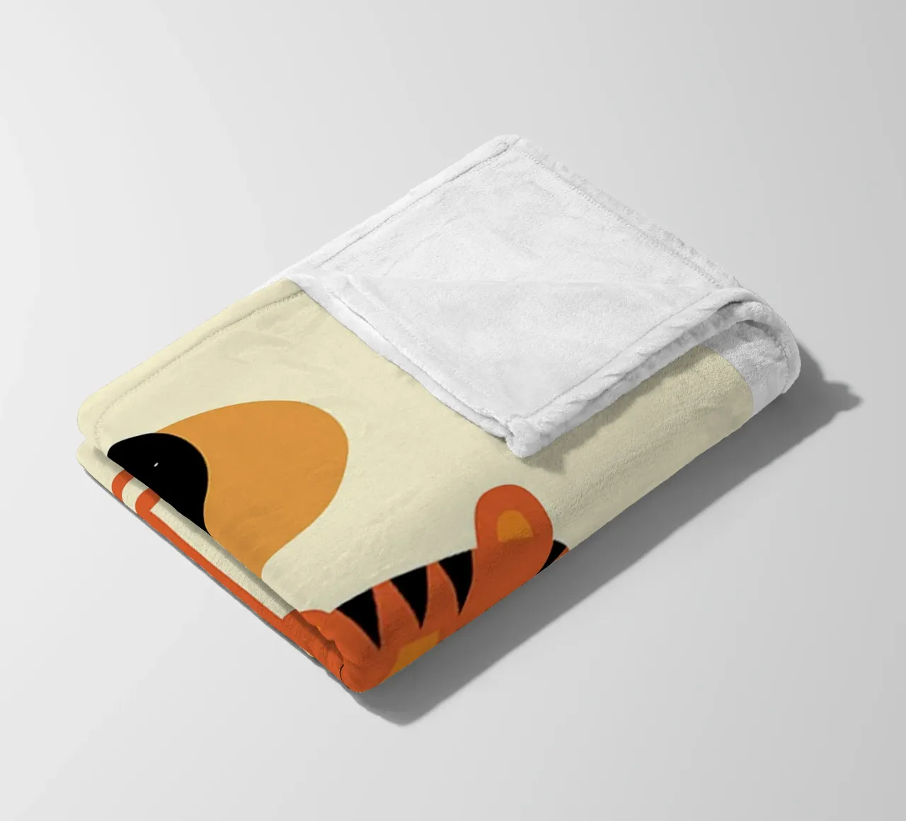 tigre che sorride carina coperta in pile da frea shop
