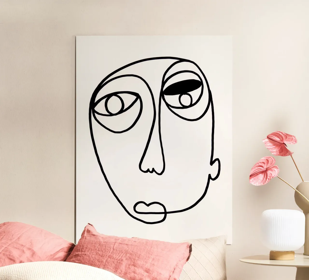 GAMBA poster con telaio in legno da Shatha Al Dafai