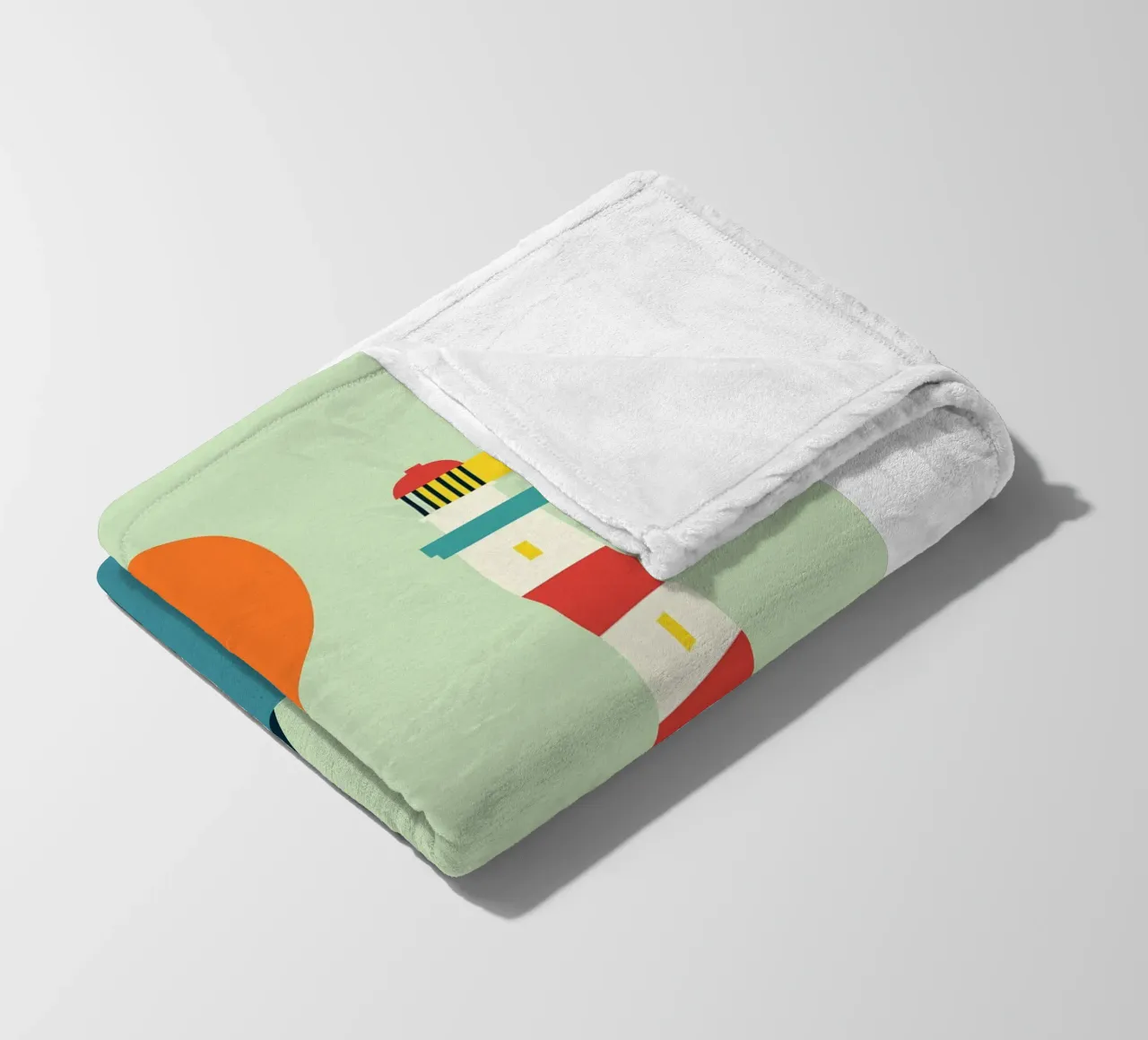 faro mare oceano coperta in pile da frea shop