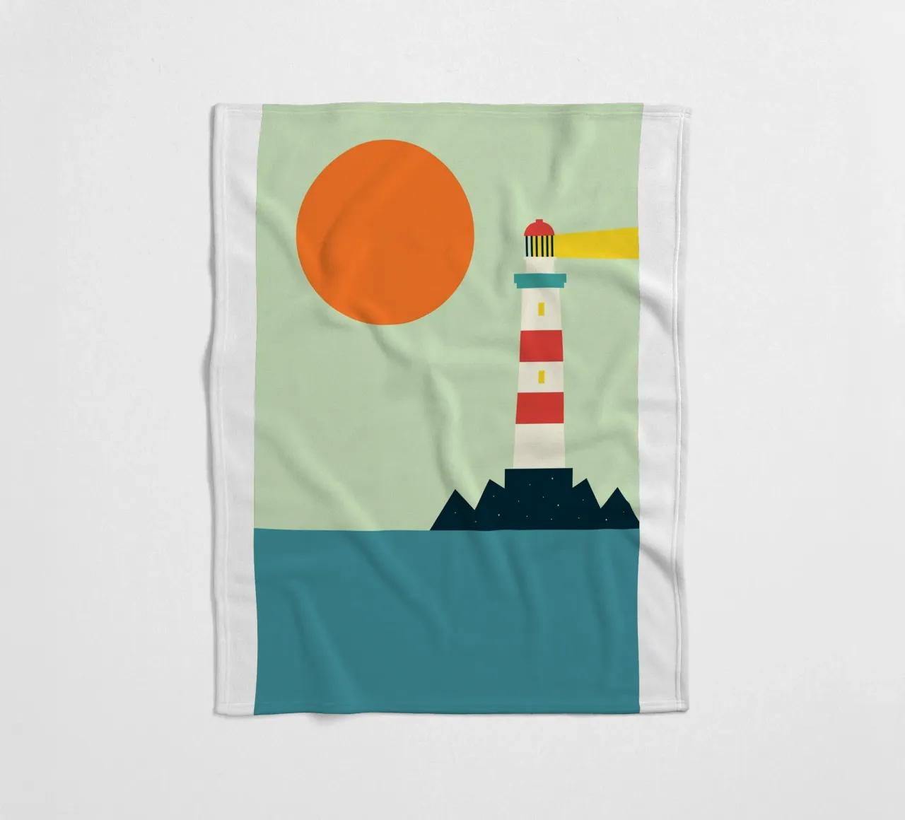 faro mare oceano coperta in pile da frea shop