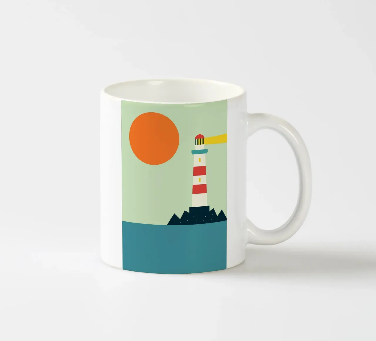 faro mare oceano tazza in ceramica da frea shop