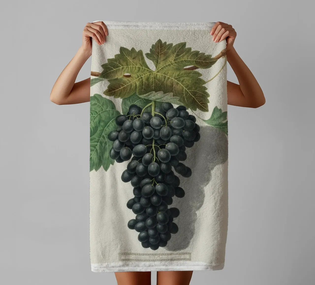 Black Prince Grape asciugamano da bagno da vintageshop