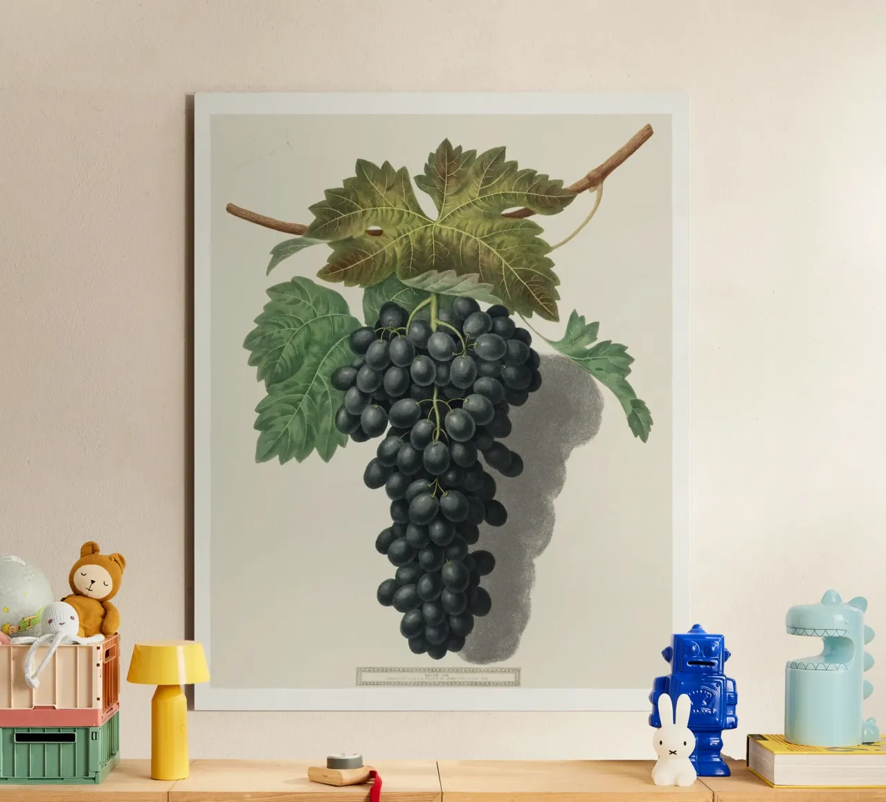 Black Prince Grape alluminio dibond da vintageshop