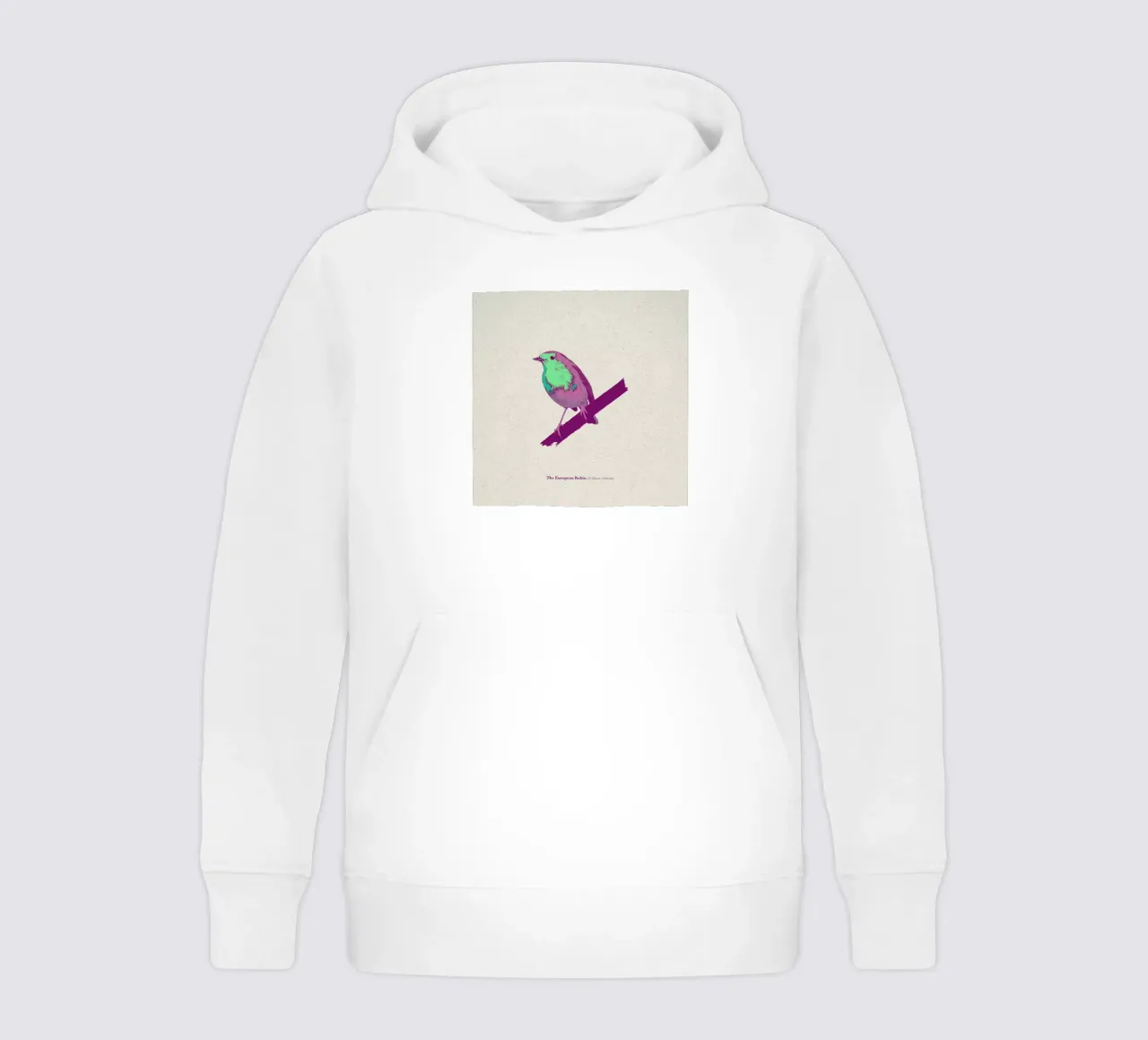 Bird 02 felpa bambino con cappuccio da Cranio Dsgn