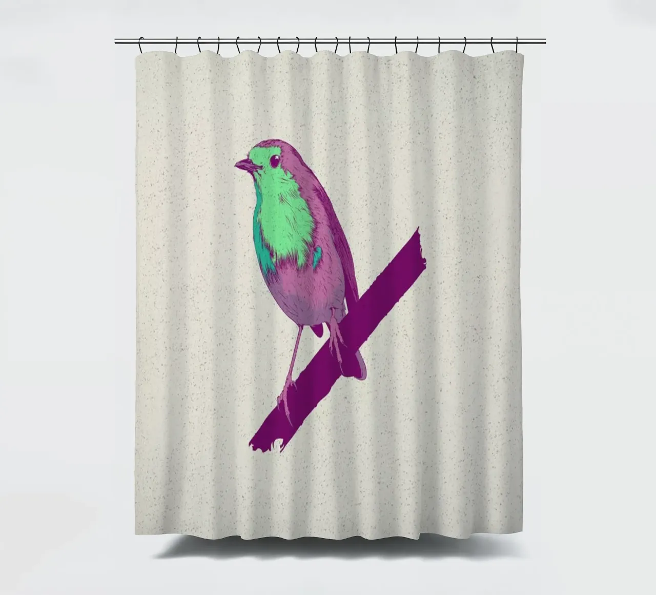 Bird 02 tenda da doccia da Cranio Dsgn