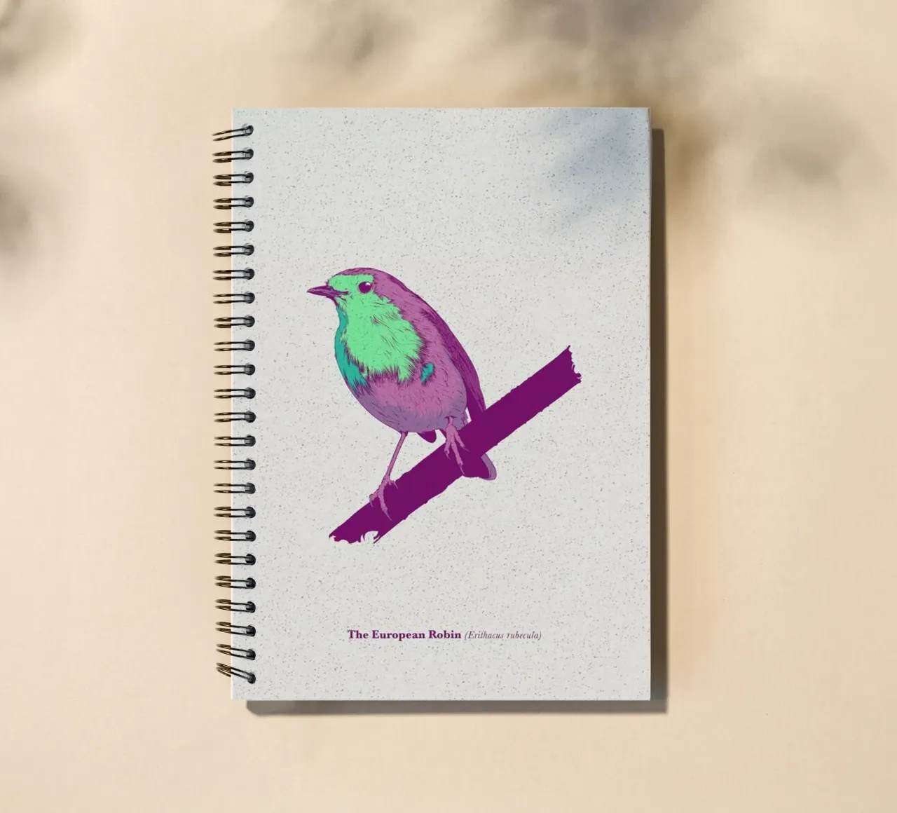 Bird 02 spiral notebook by Cranio Dsgn