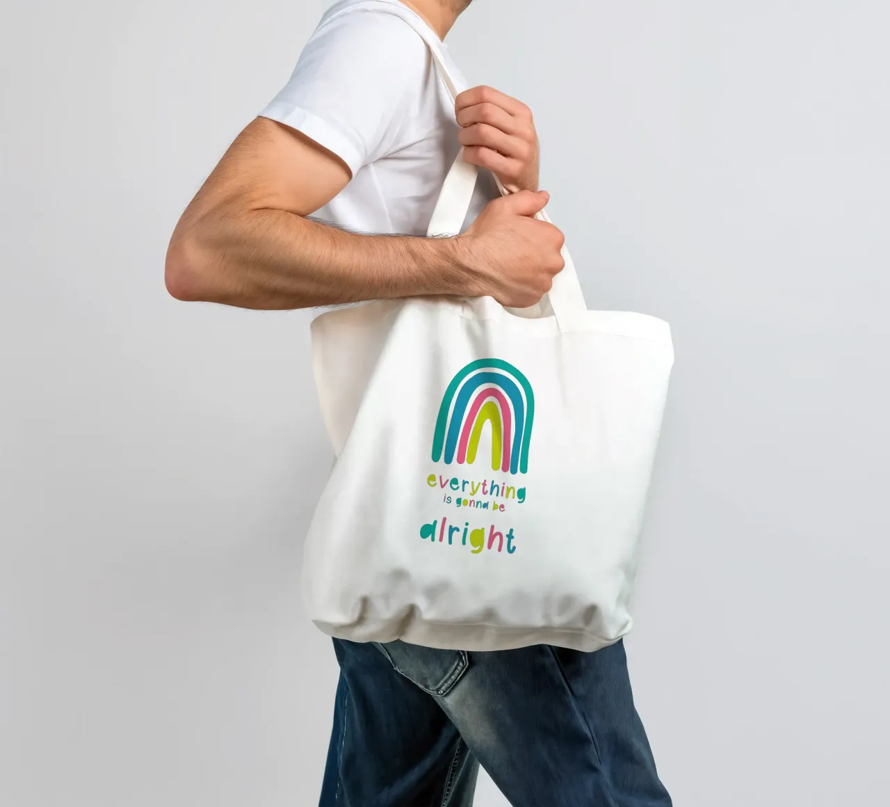 everything alright tote bag by Mia Nissen