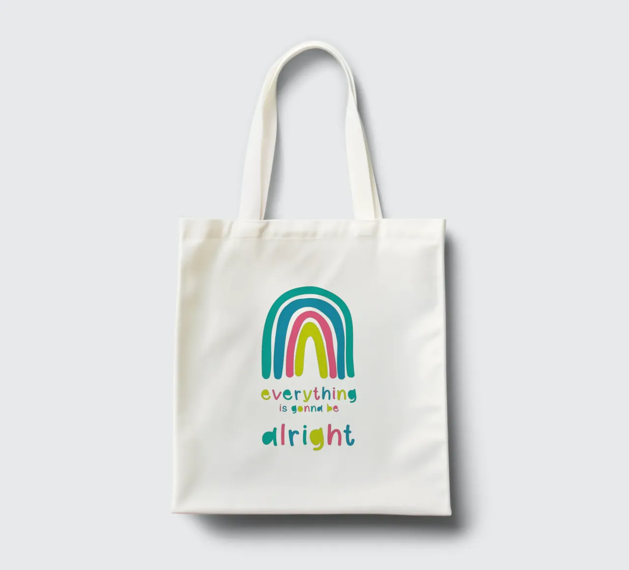 everything alright tote bag by Mia Nissen