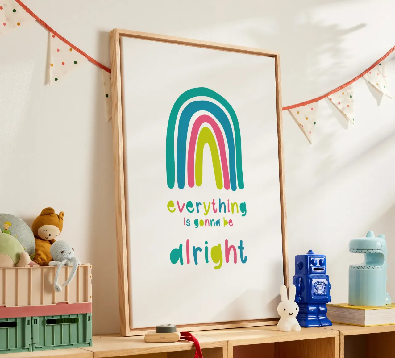 alles in orde canvas met Baklijst van Mia Nissen