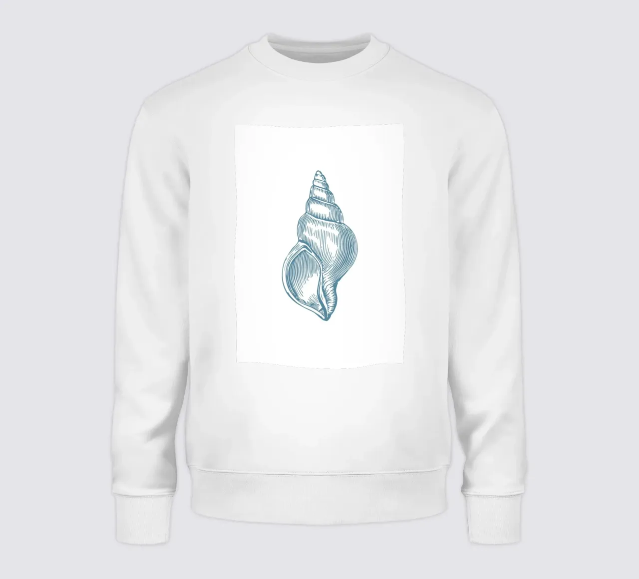 Nautilus Shell Vintage Ocean Line Art Poster felpa da dawnthesea