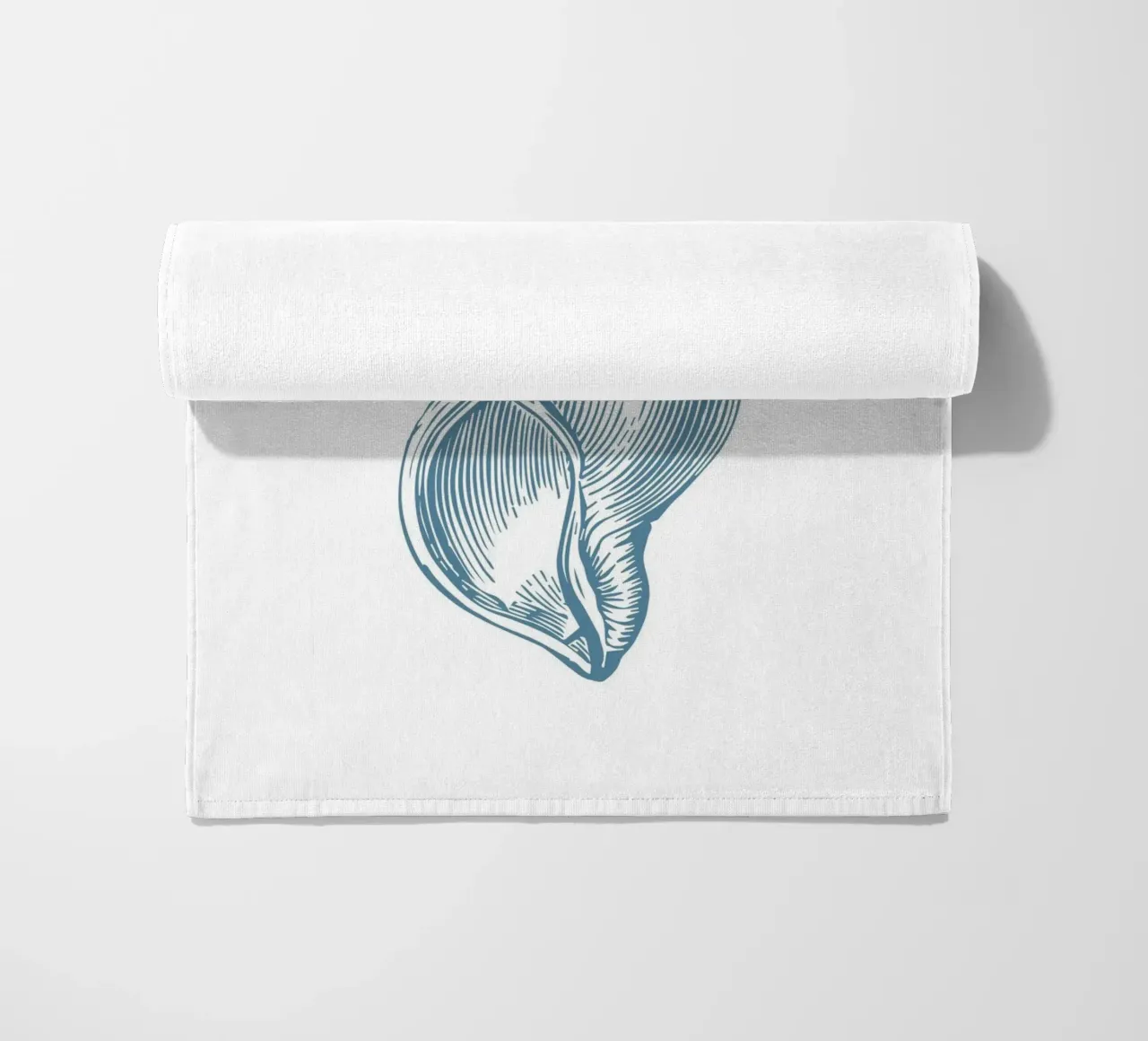 Nautilus Shell Vintage Ocean Line Art Poster telo mare da dawnthesea