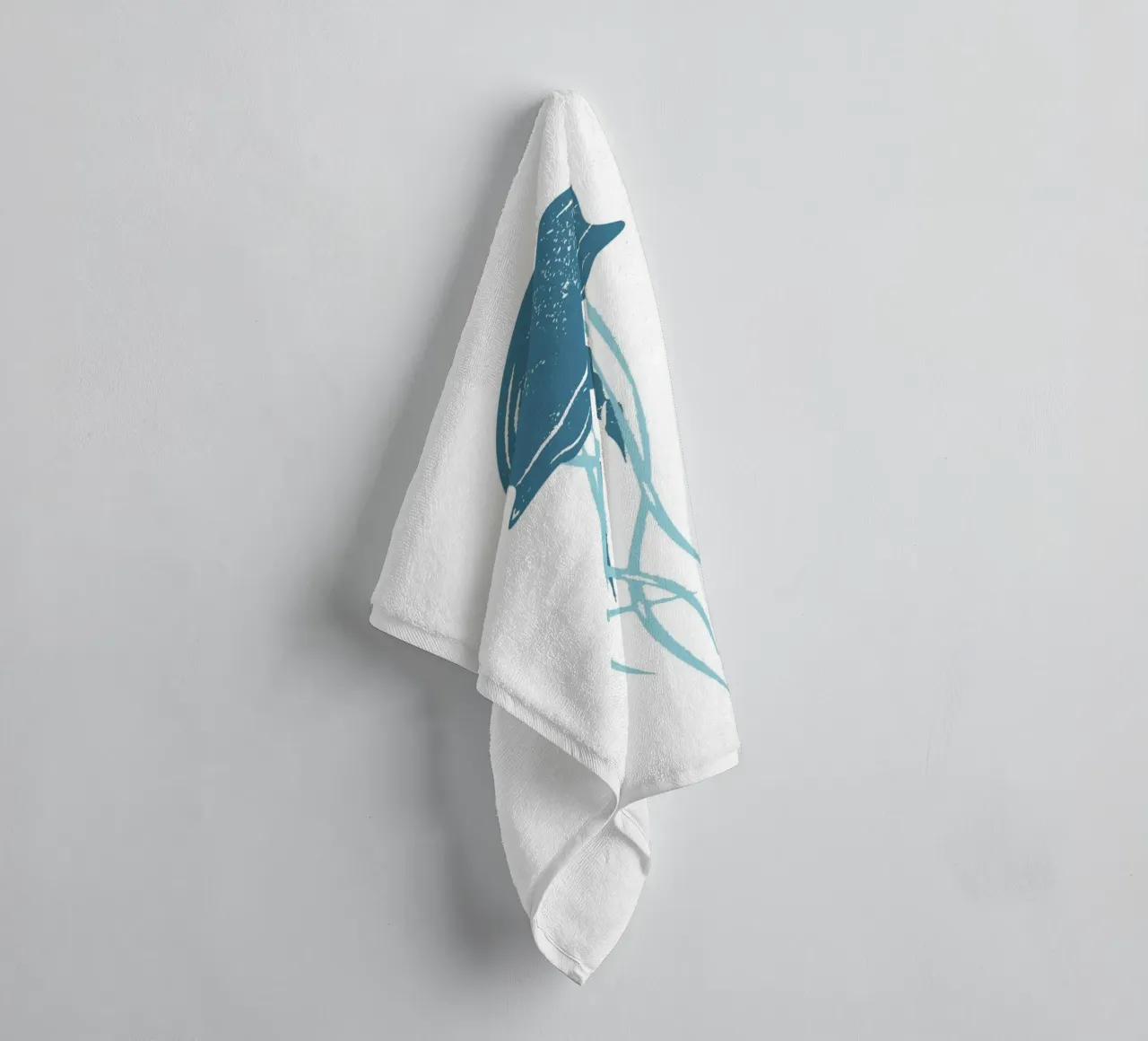 Vintage Jellyfish Ocean Life Line Art Poster towel by dawnthesea