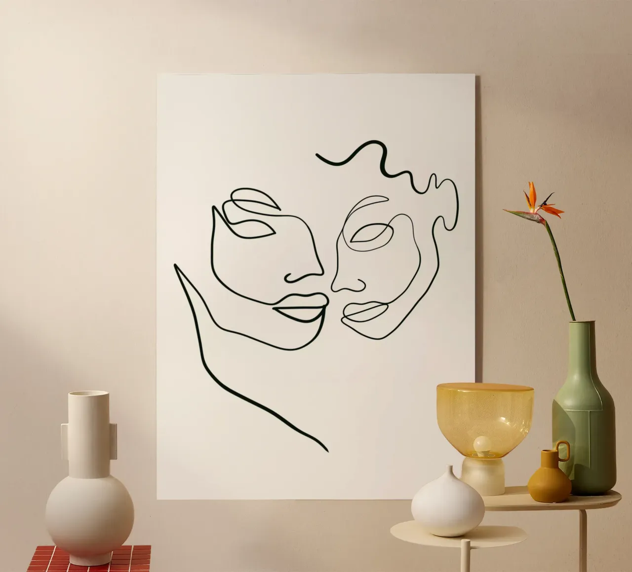 Twin Souls plexiglass da Shatha Al Dafai