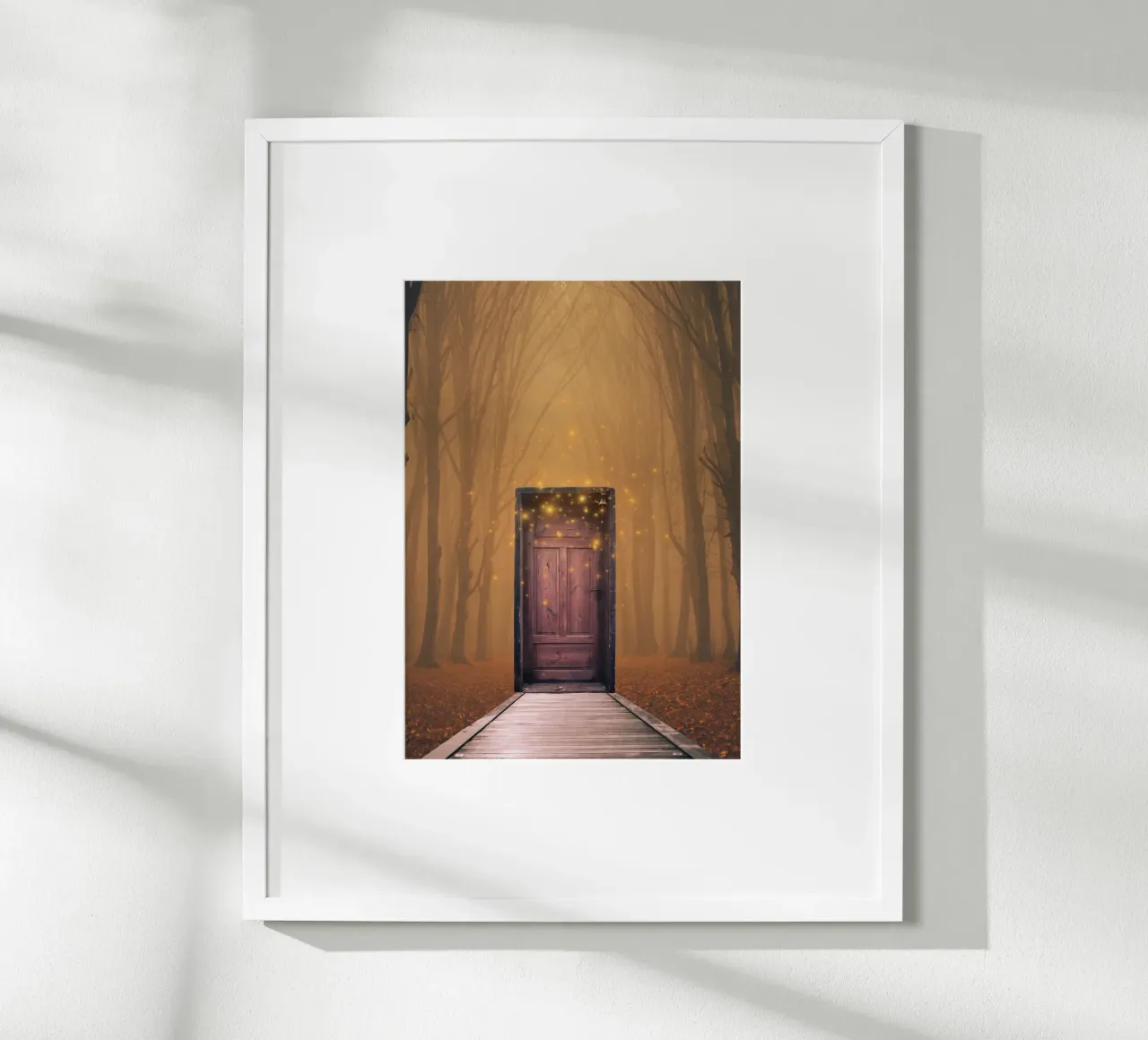 Porta mistica nella foresta carta hahnemühle da Berwies Artwork