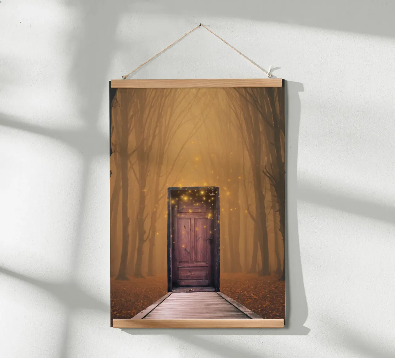 Porta mistica nella foresta carta hahnemühle da Berwies Artwork