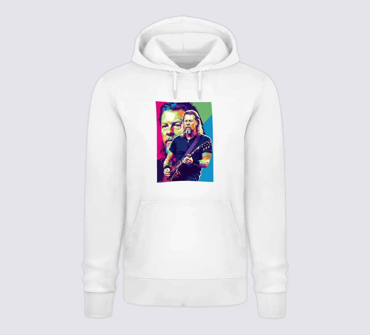 James Hetfield performance felpa con cappuccio da Hantamrata