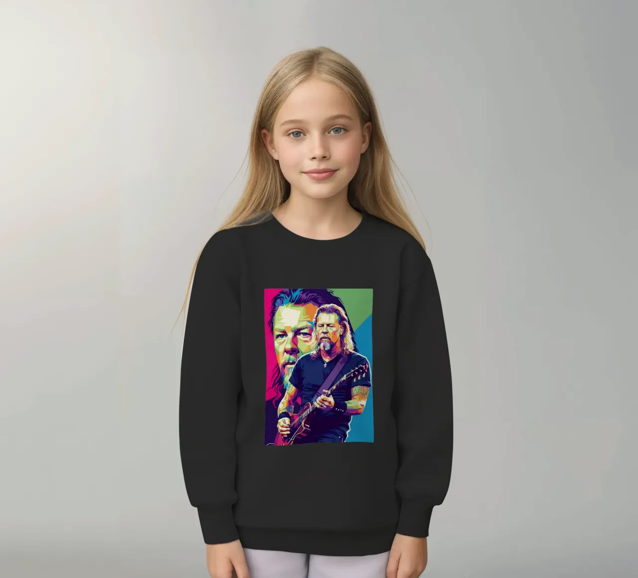 James Hetfield performance felpa bambino da Hantamrata