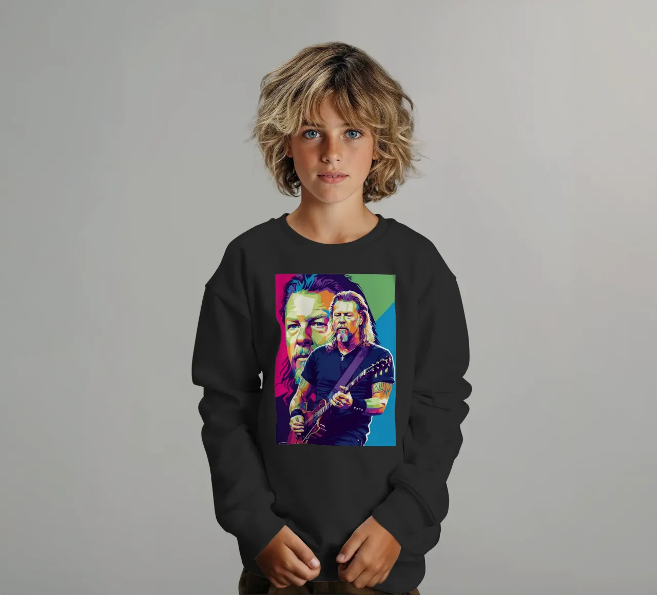 James Hetfield performance felpa bambino da Hantamrata