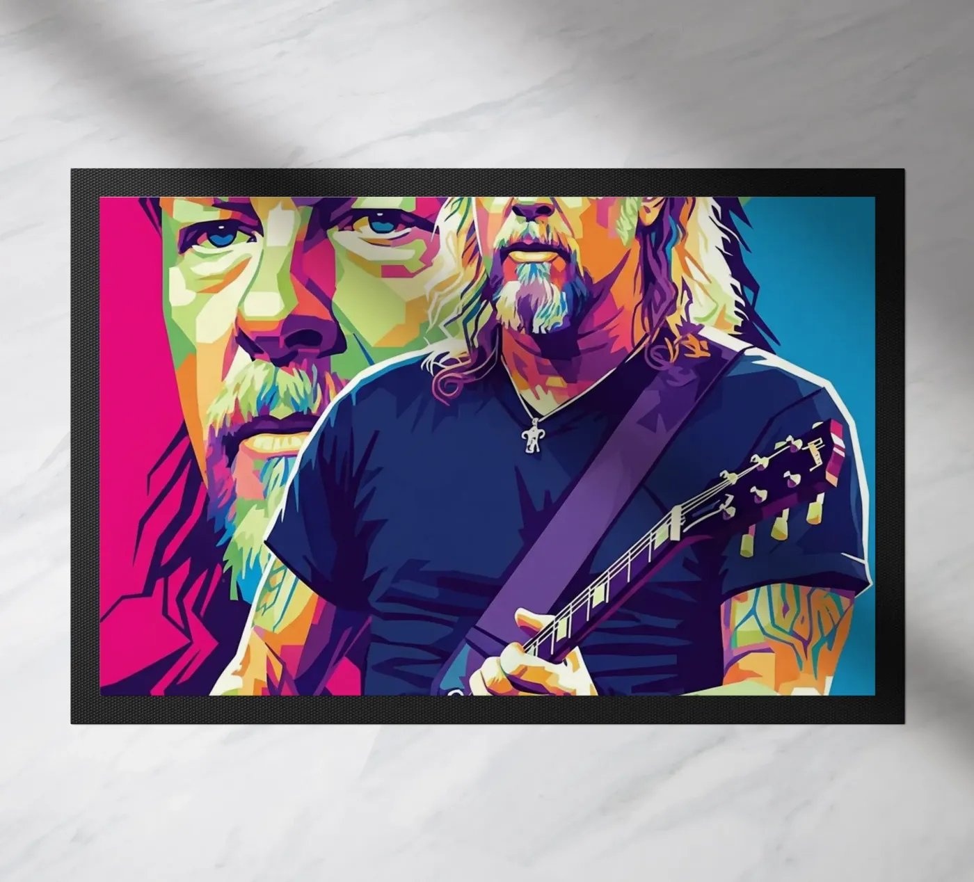 James Hetfield performance doormat by Hantamrata