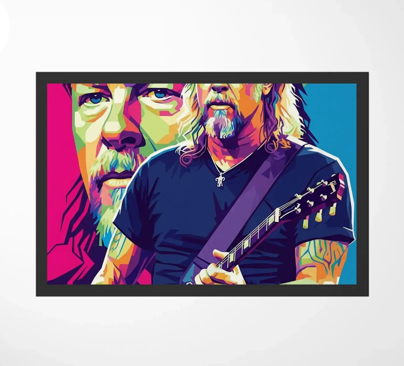 James Hetfield performance doormat by Hantamrata