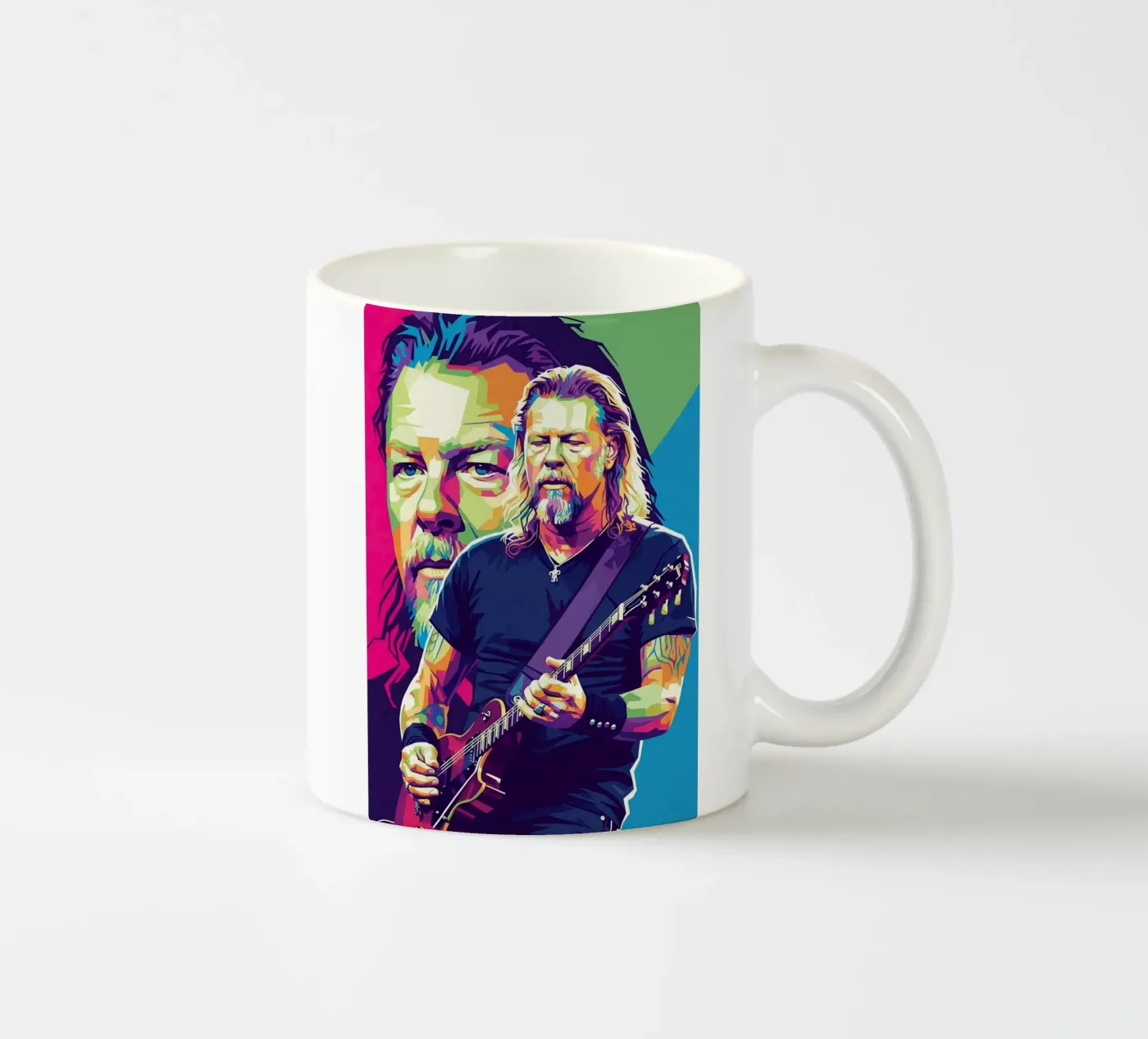 James Hetfield performance ceramic mug by Hantamrata