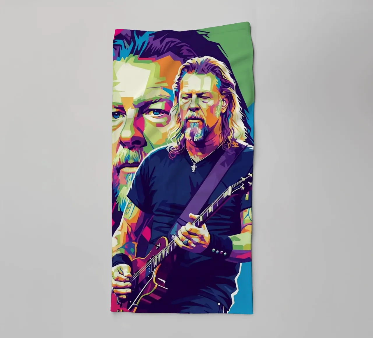 James Hetfield performance asciugamano da bagno da Hantamrata