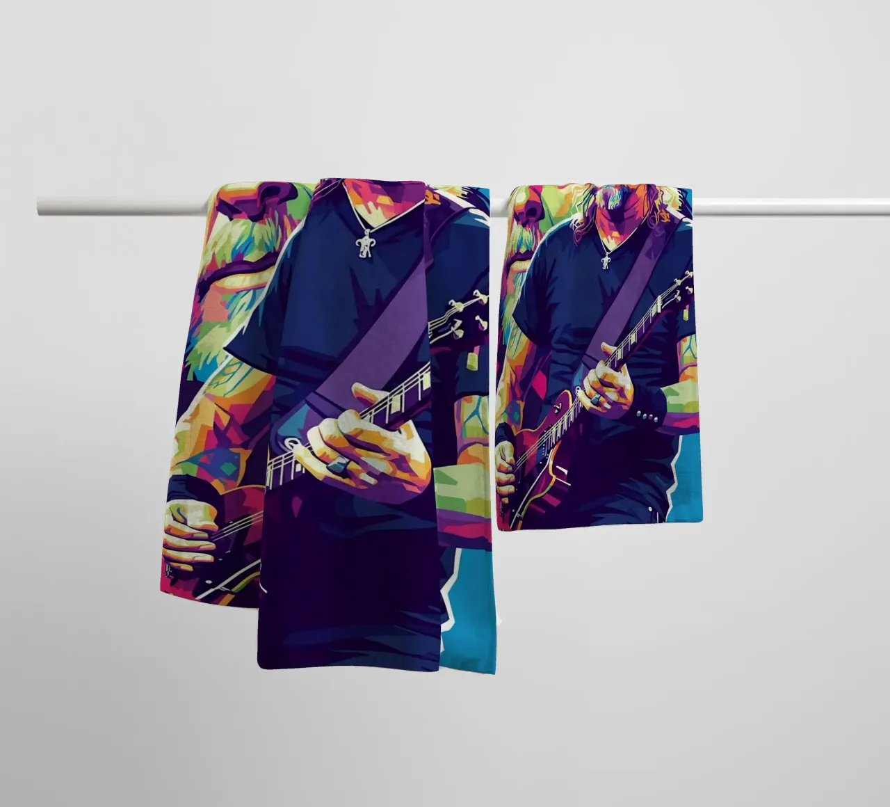 James Hetfield performance asciugamano da bagno da Hantamrata