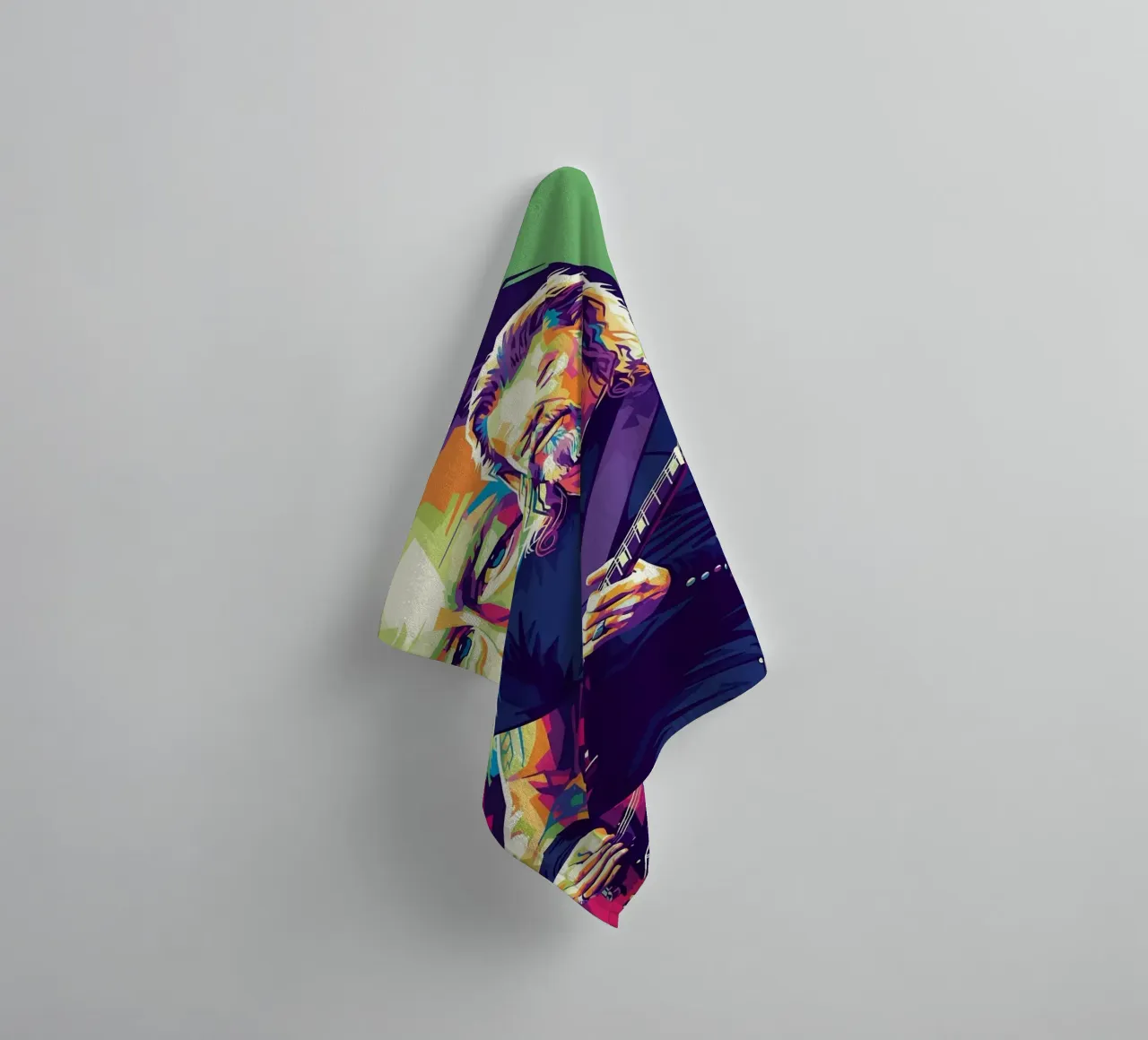 James Hetfield performance asciugamano da bagno da Hantamrata