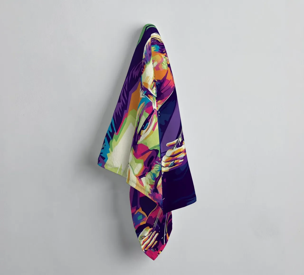 James Hetfield performance asciugamano da bagno da Hantamrata