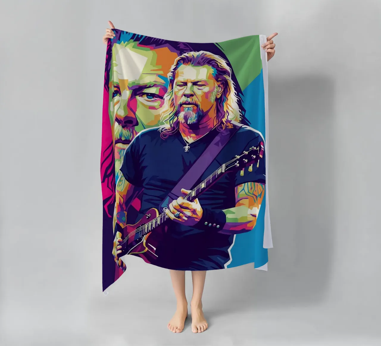 James Hetfield performance telo mare da Hantamrata