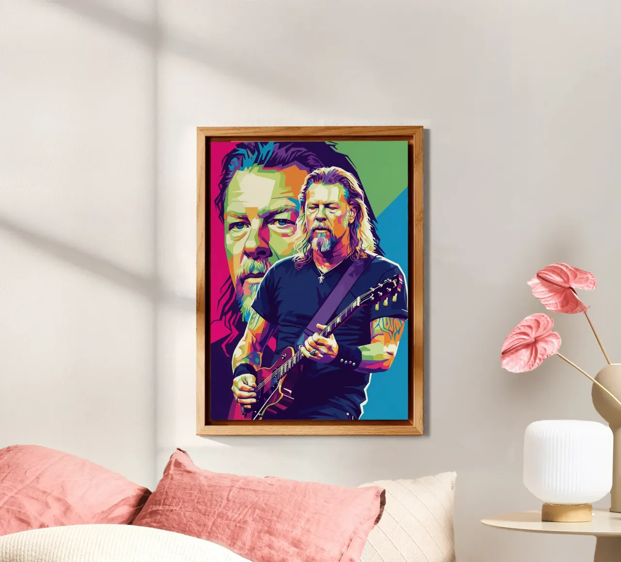 James Hetfield performance alluminio dibond da Hantamrata
