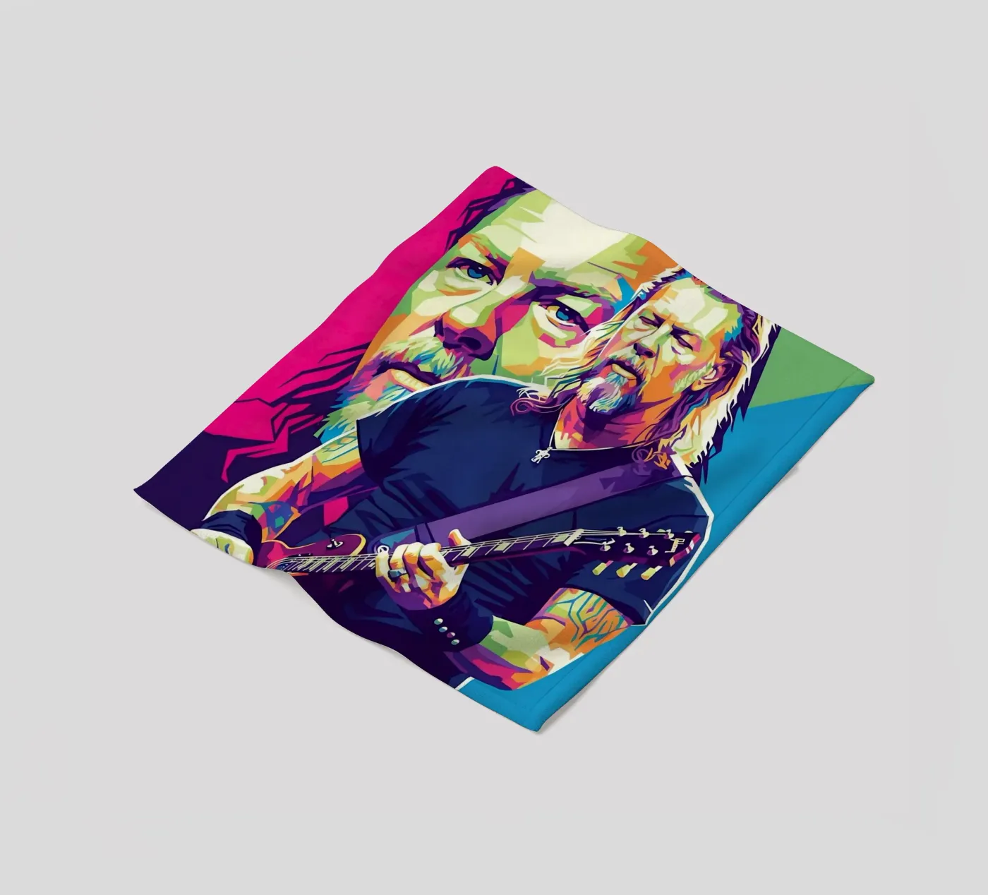 James Hetfield performance Fleecedecke von Hantamrata