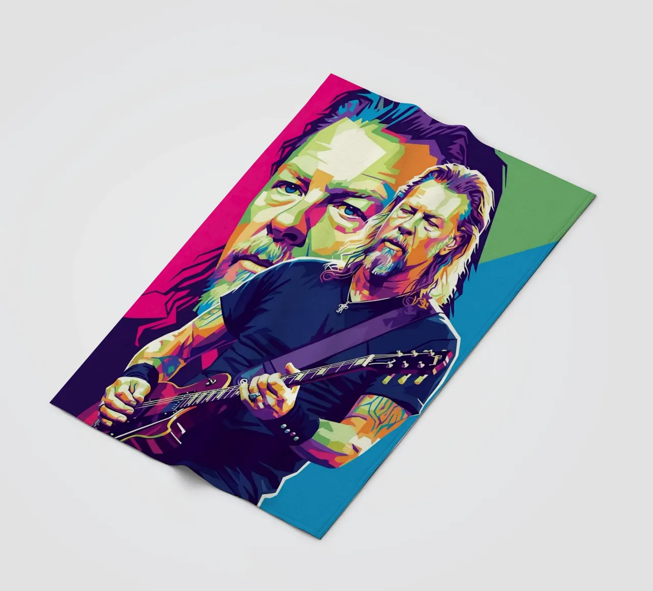 James Hetfield performance coperta in pile da Hantamrata
