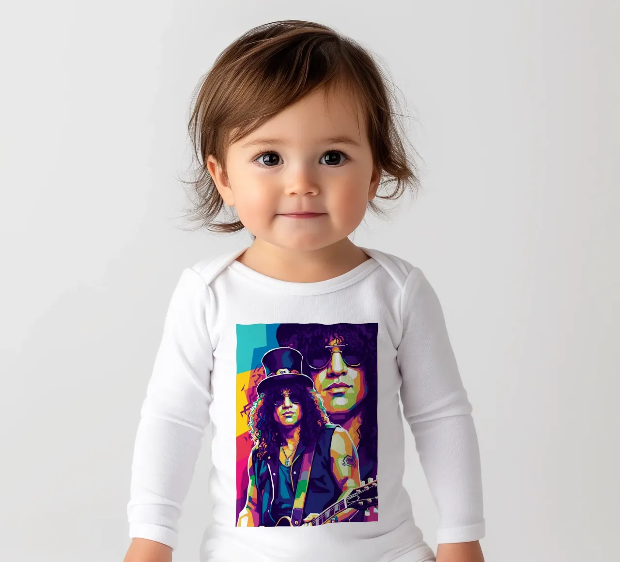 Slash - WPAP art style (1) body neonato maniche lunghe da Hantamrata