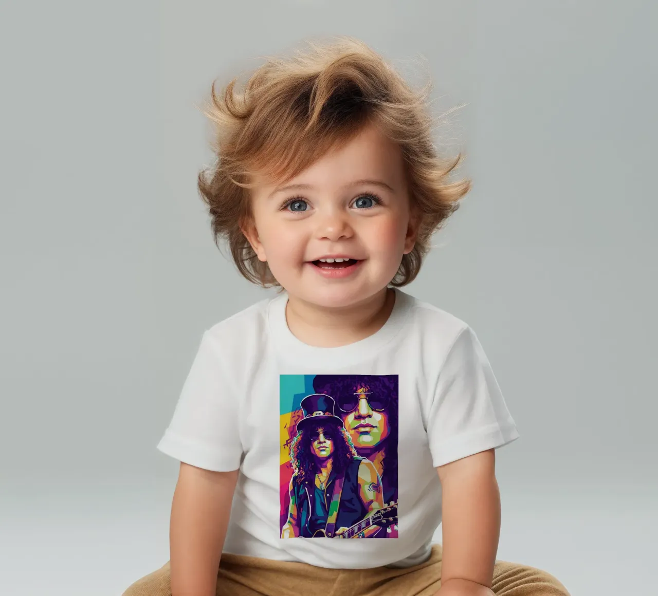 Slash - WPAP art style (1) camiseta de bebé de Hantamrata